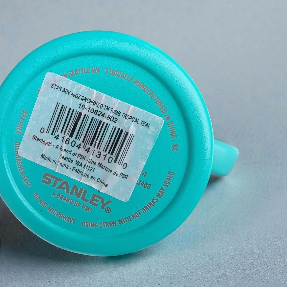 Stanley Tropical Teal Quencher H2.0 FlowState Tumbler - 40 oz - Picture 7 of 9
